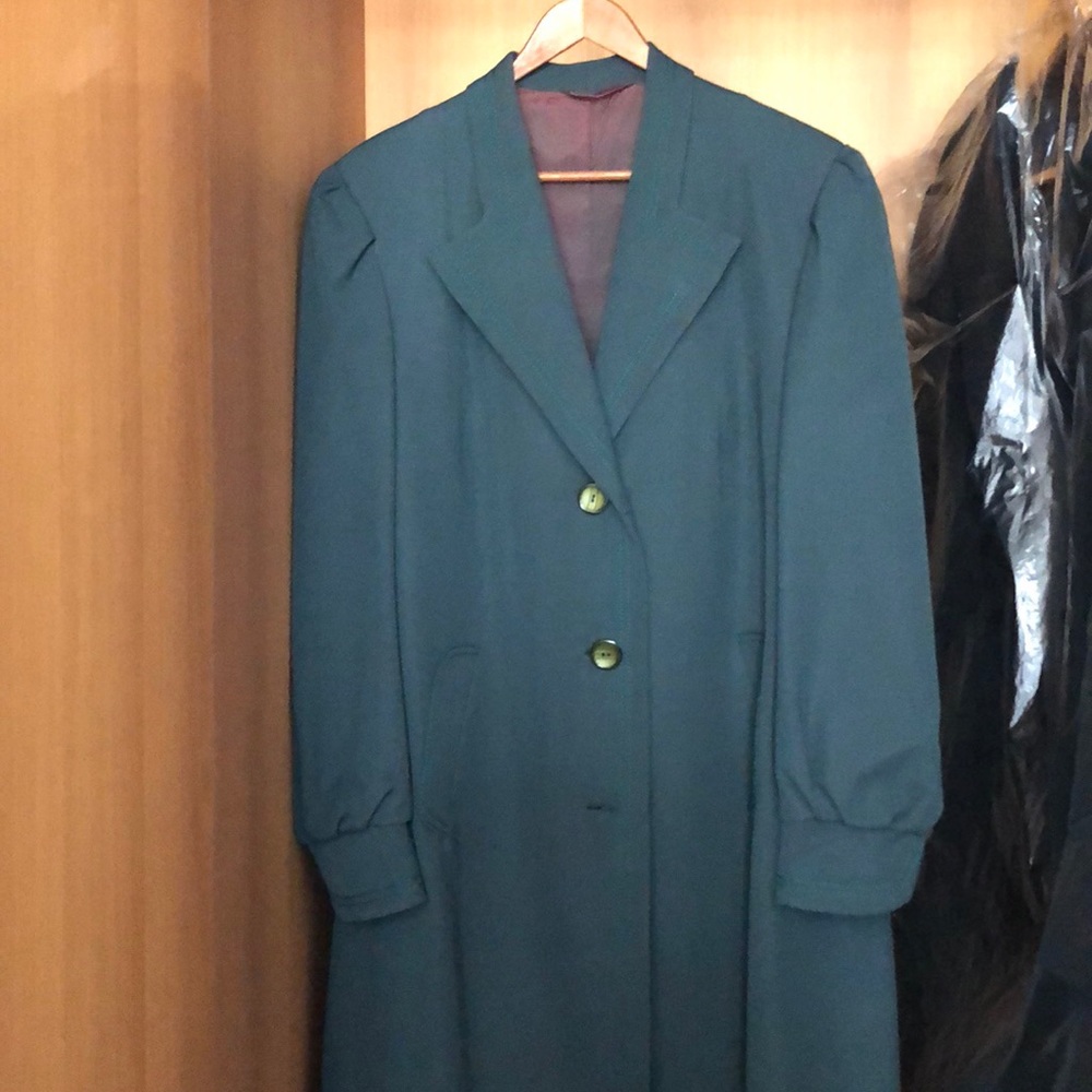Green coat